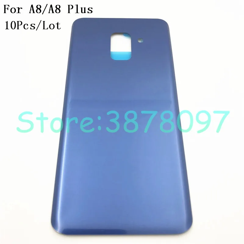 10 шт. для Samsung Galaxy A8 A530 A530F A8+ A8 plus A730F A730 A730FD задняя крышка батарейного отсека заднее стекло Корпус+ клей