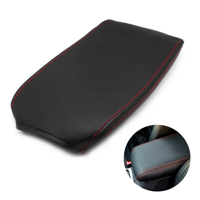 

For VW Golf 6 MK6 2010 2011 2012 2013 Car Center Control Armrest Box Microfiber Leather Cover