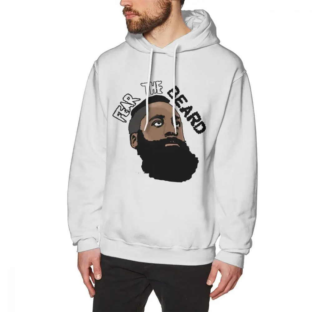 

New Custom James Harden Fear The Beard Hoodies Crazy Unique For Man sweartshirt Casual Nice Popular