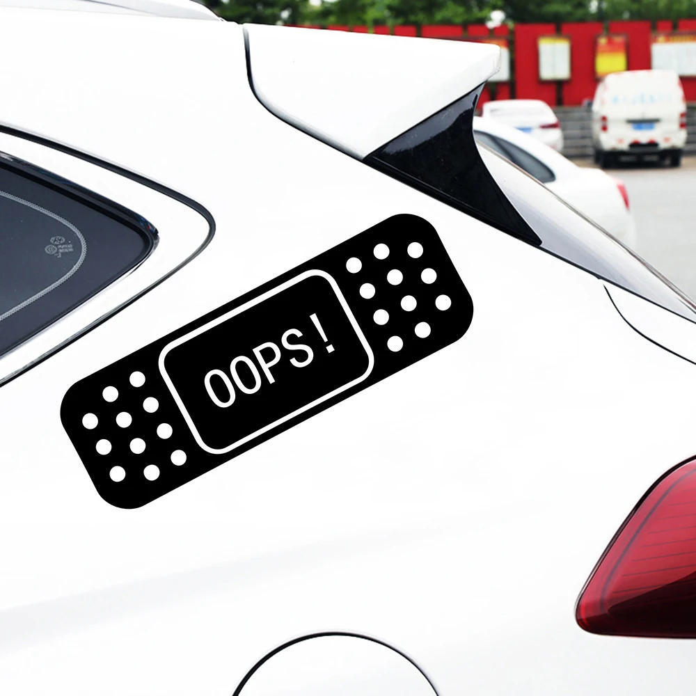 Rylybons 15*5 см Новый OOPS! Лента помощи JDM для автомобильного бампера наклейки и кузова