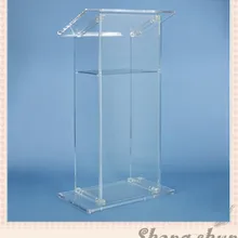 Оптимизированный акриловый лектерн, прозрачный акриловый церковный лектерн, прозрачная акриловая церковная кафедра, прозрачная акриловая церковная Подиум