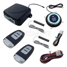 Universal Rolling Code PKE Car Alarm System Remote Start Stop Engine Push Button Start Passive Keyless Entry Remote Open Trunk