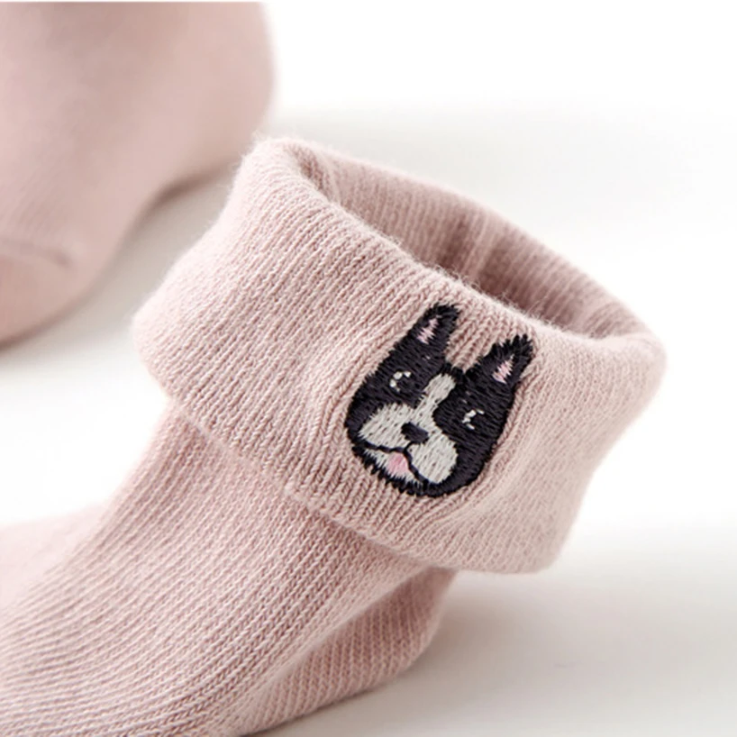 3 пары = 1 лот Детские Зимние носки Прекрасный Угол крыла Форма Карамельный цвет носки для малышей зимний утеплитель для ног утепленные