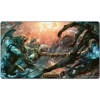 

MIRRODIN BESIEGED BATTLE SCENE playmat Magic Playmat MIRRODIN BESIEGED BATTLE SCENE Play mat for Magic Board Game table mat