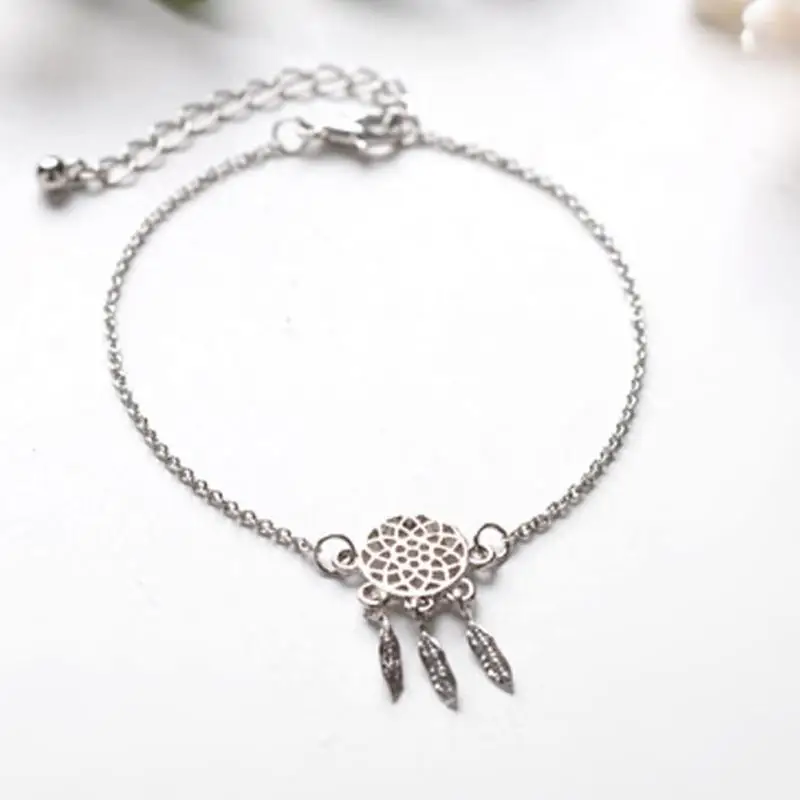 Fashion Gold Silver Plated Dreamcatcher Charm Bracelets For Women Extraordinary Dream Catcher Gold Bracelet Fashion Gold Silver Plated Dreamcatcher Charm Bracelets For Women Extraordinary Dream Catcher Gold Bracelet