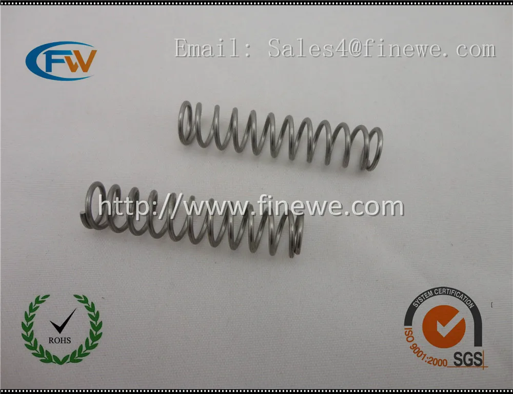 Manufacture Custom precision black zinc plated music wire compression