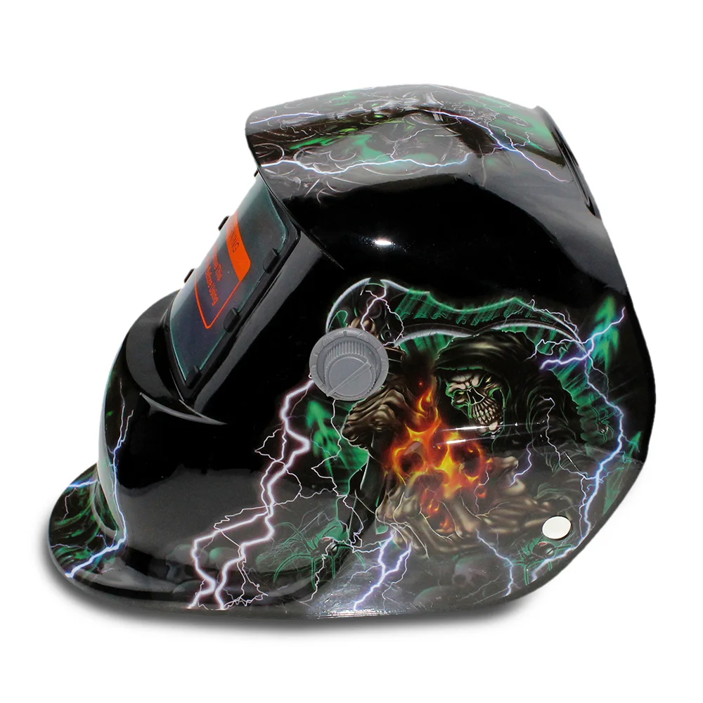 

Magician Pattern Automatic Variable Light Electric Welding Protective Mask Helmet Welder Lens Grinding Weld Cap Protective Mask