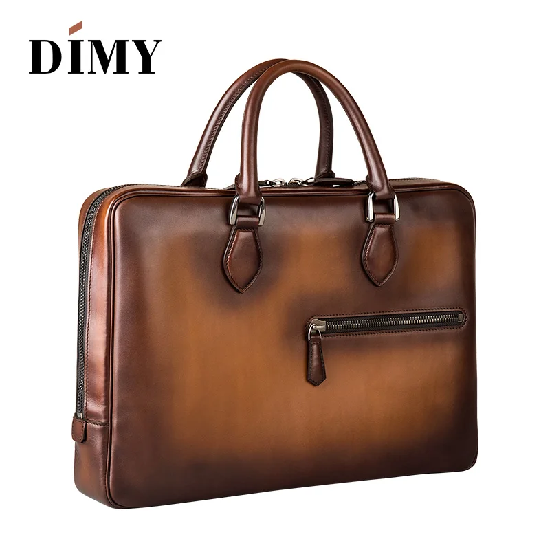 Роскошный итальянский кожаный портфель ручной работы, сумка через плечо, сумка для ноутбука, сумка для путешествий для мужчин