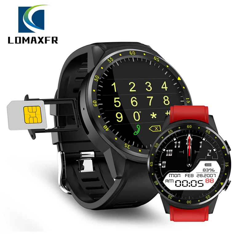 

F1 Sport Smart Watch with GPS Camera Waterproof Heart Rate tracker GPS Tracker Smartwatch SIM Card Wristwatch for Android IOS