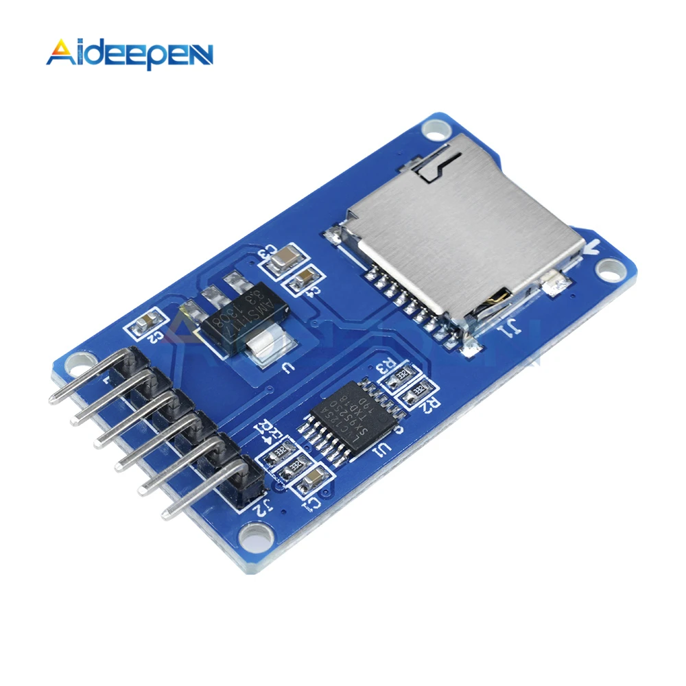 Плата расширения для хранения Micro SD карта TF защитный модуль памяти SPI интерфейсы для Arduino
