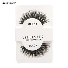 12 пар/кор. черные ресницы потрясающий макияж ручной работы грязный крест натуральные накладные ресницы Инструменты для наращивания очаровательные Новые