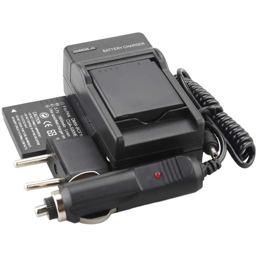 Аккумулятор и зарядное устройство Probty CGA S009E 1 шт. для камер Panasonic CGA-S009E FS15 FS25 FS4 FS42 FS6