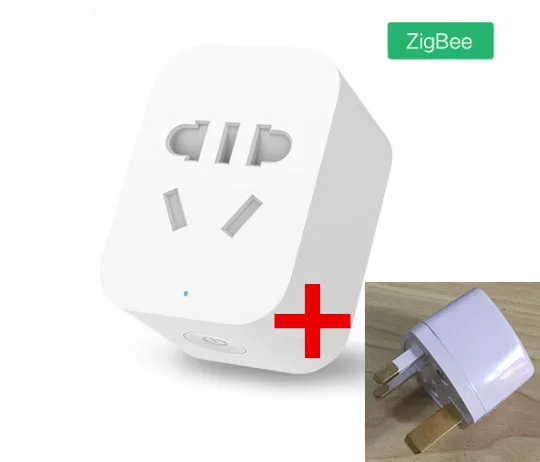 Xiaomi mi умный Zigbee таймер штекер телефона беспроводной пульт дистанционного управления Xiao mi умная розетка с адаптером EU/AU/UK/US - Цвет: Add UK Plug