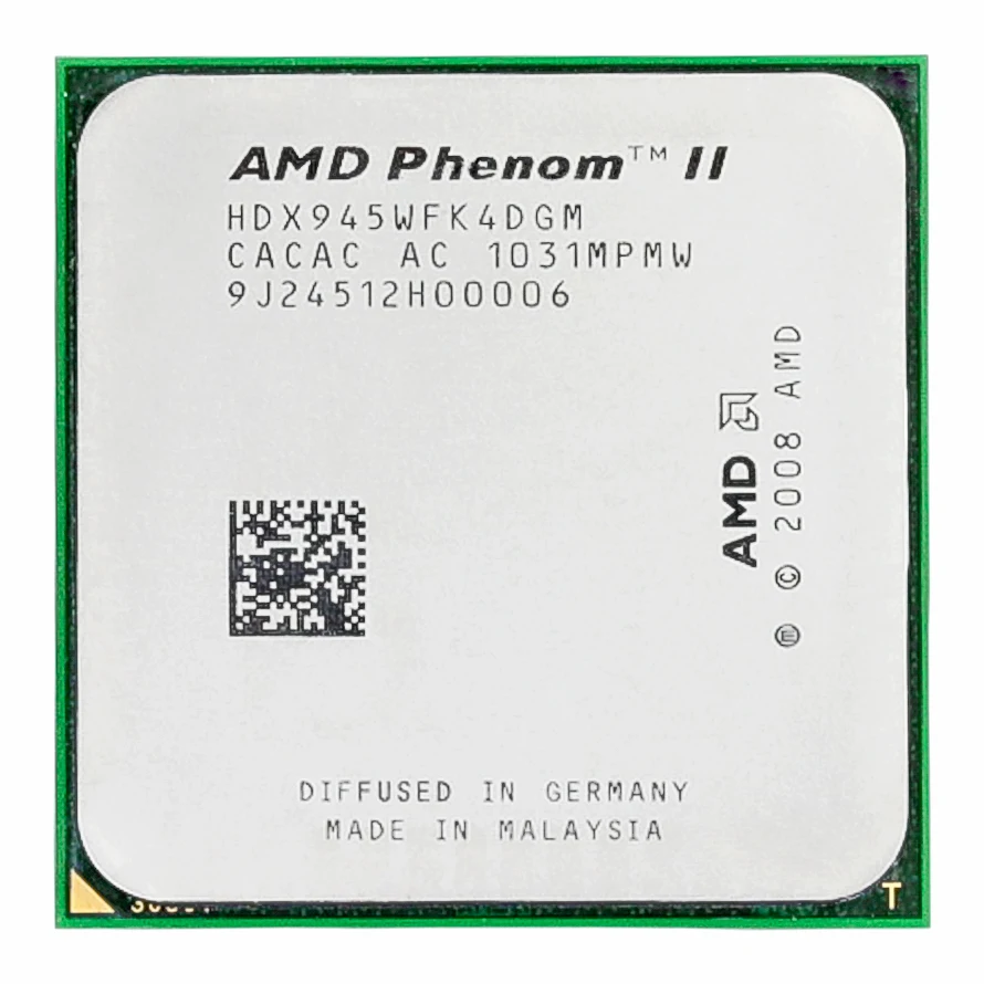 Процессор AMD Phenom II X4 945 четырехъядерный 3,0 ГГц 6 Мб кэш L3 Socket AM2+/AM3