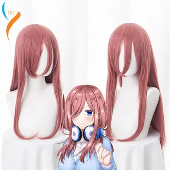

2019 Nakano Miku Cosplay Wig Anime Gotoubun No Hanayome The Quintessential Quintuplets Women Pink Cosplay Wig Nakano Miku