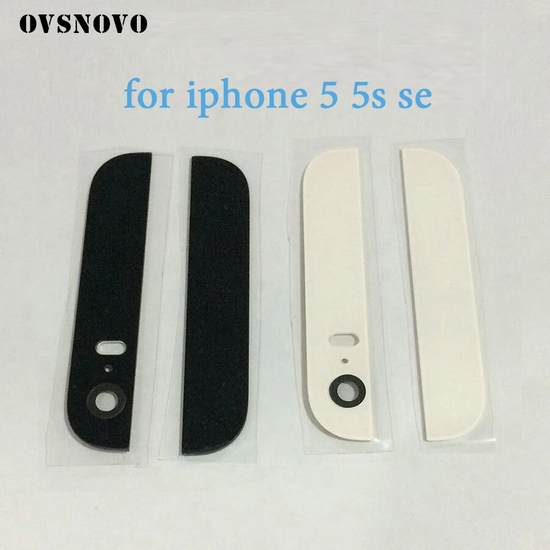

Back Cover Glass Rear Housing For iPhone 5 5S SE Assemble Housing Top Bottom Replacement Parts Camera Flash Lens + 3M Sticker