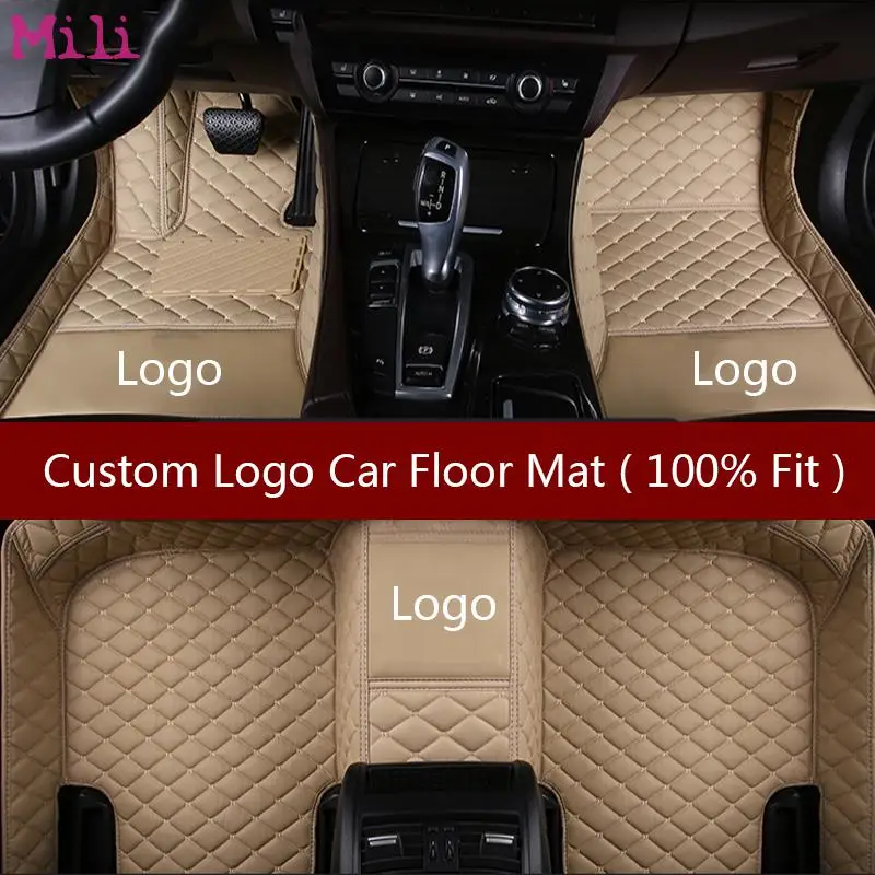 

Mili Logo Car Floor Mats For Nissan D22 Gt-r Fuga Quest Geniss Qashqai Note Murano March Teana Tiida Almera X-trai Lannia