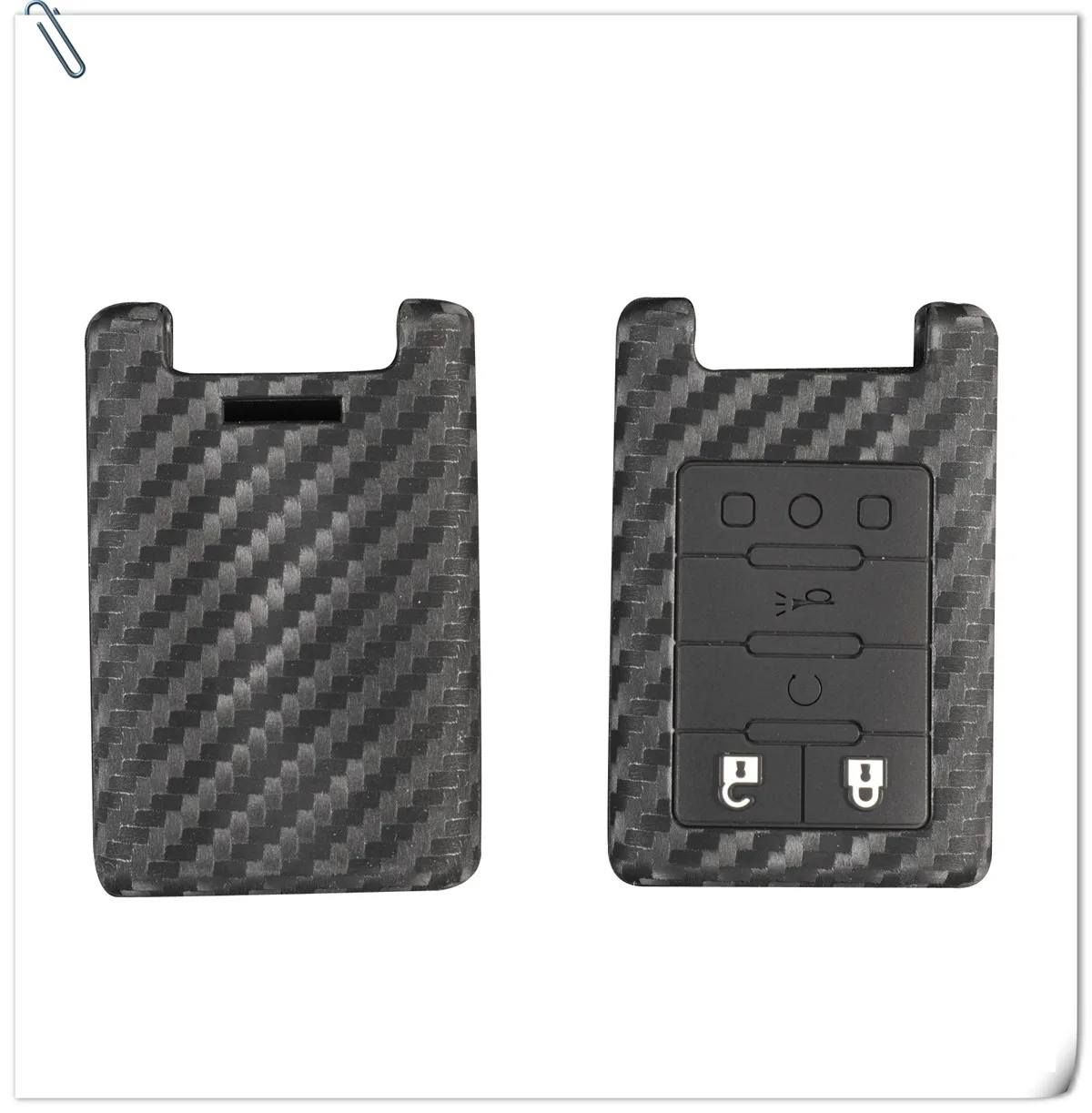 Keyforkess 10x copertura in Silicone chiave telecomando in carbonio per Cadillac Escalade SRX XTS ATSL SLS CTS STS ATS BLS custodia senza chiave stile auto - HTB1DORTVjDpK1RjSZFrq6y78VXa1