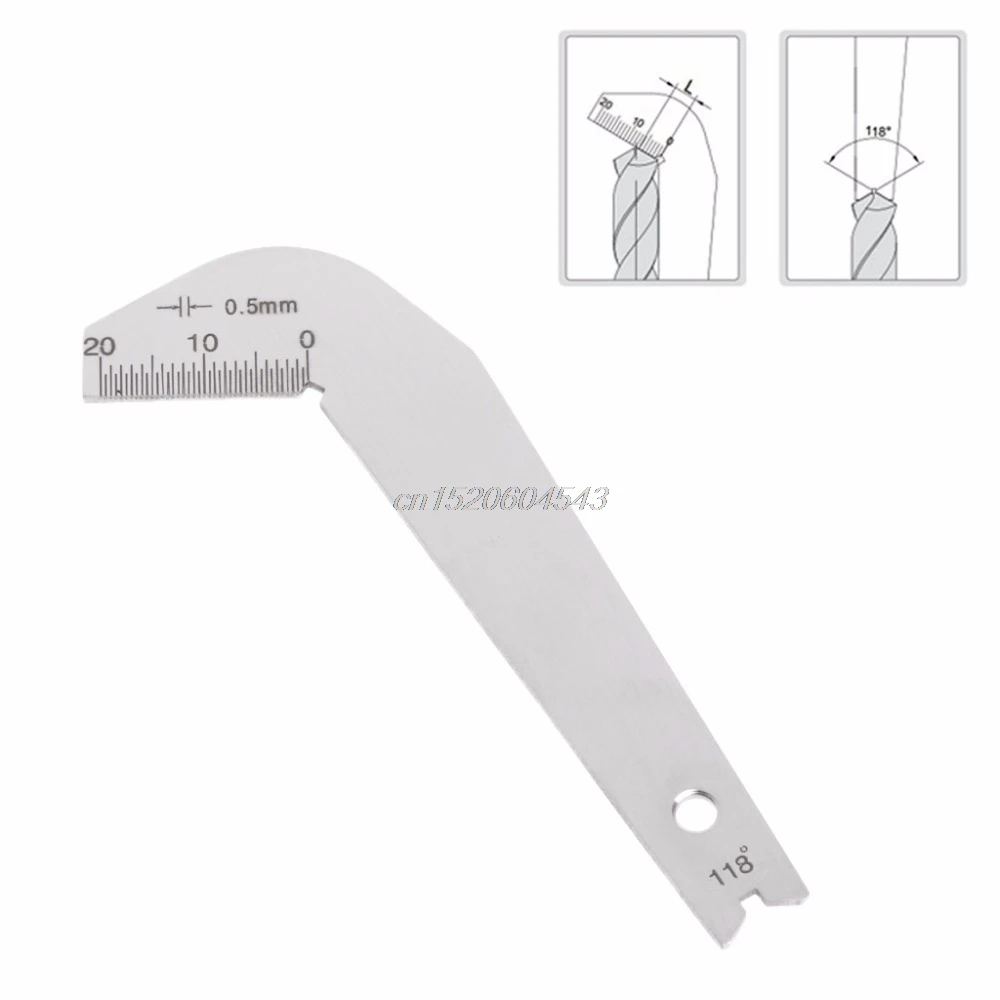 

Bit Pattern Drill Template Gauge Welding Inspect Tool Weld Drill Bit Measurement R25 Whosale&DropShip