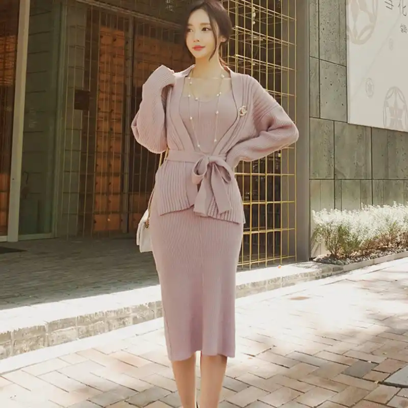 cardigans and dresses