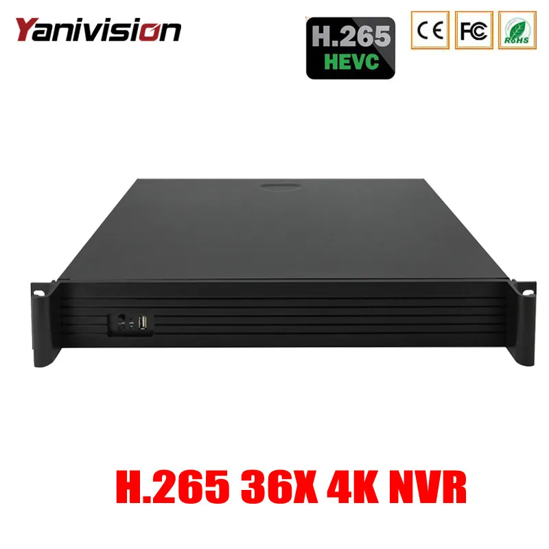 DJ-2036X 1.5U Поддержка 4HDD ONVIF P2P звуковой сигнал 36CH 8MP 4 K 5MP 4MP 3MP 2MP H.265 сетевой видеорегистратор наружного наблюдения рекордер наружного наблюдения