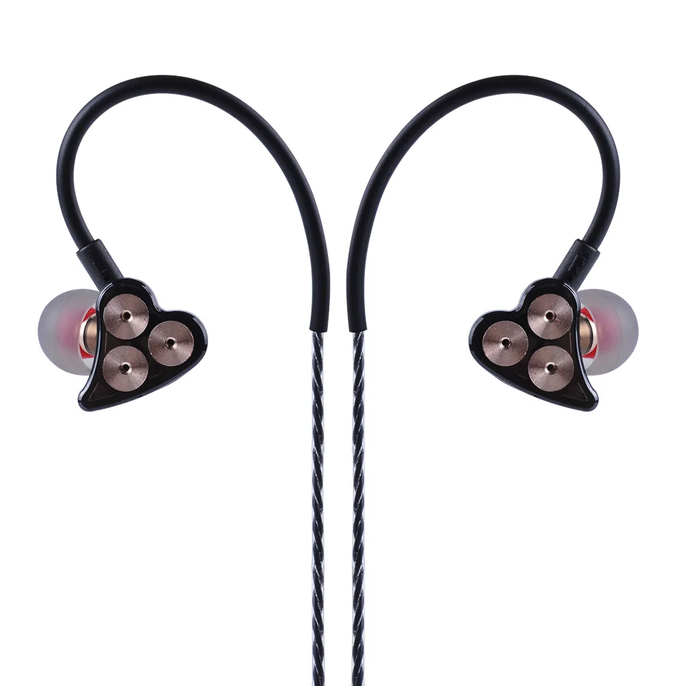 

New Arrived Boollo BOT1 3DD Hifi Sport In-ear Earphone Dynamic Driver Noise Cancelling Headset With Mic Replacement Cable