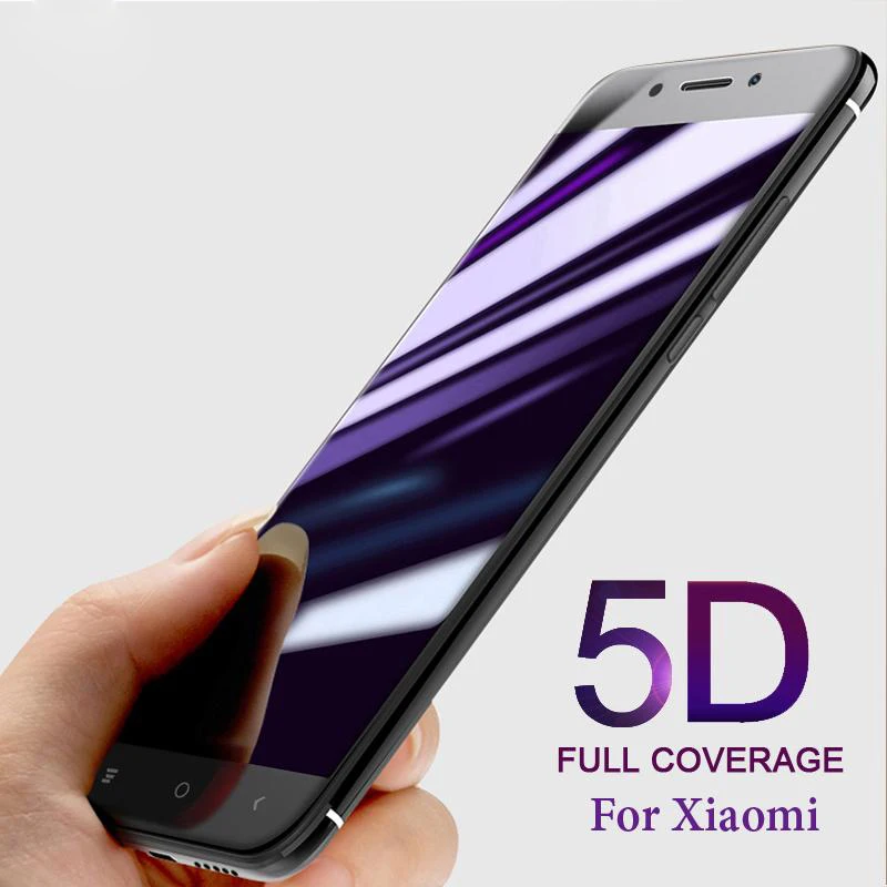 

Full Cover Screen Protector Film For Xiaomi Mi a1 5X 6 Pophone F1 Redmi Note 4 Global Note 6 pro 5A 4X 5 Plus Tempered Glass 5D