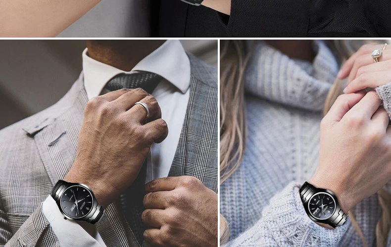 AESOP керамические часы для мужчин с кристаллами алмаза лучший бренд класса люкс кварцевые часы Дата мужские часы для мужчин Relogio Masculino