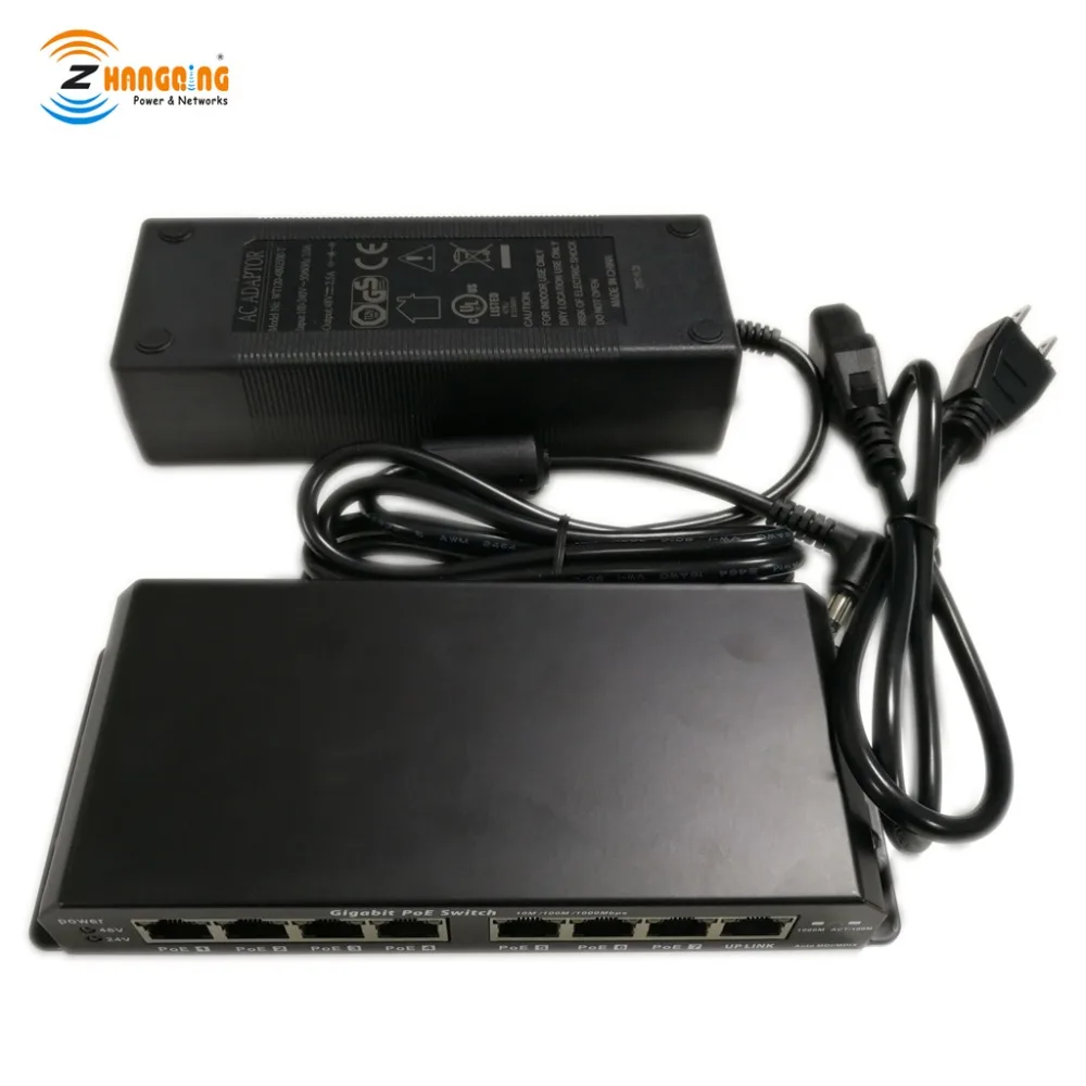 7 poe Gigabit switch48v120w-2