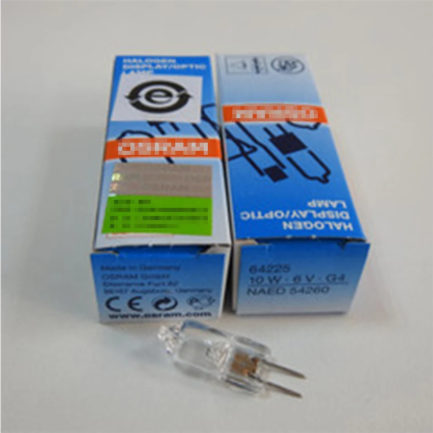 

OSM 6V 10W 64225 G4 NAED 54260 Halogen lamp for spectrophotometer microscope