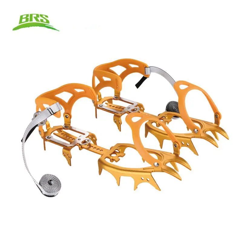 BRS Ice Crampons алюминиевый сплав Сверхлегкий четырёхзубчатый в комплекте ледяной