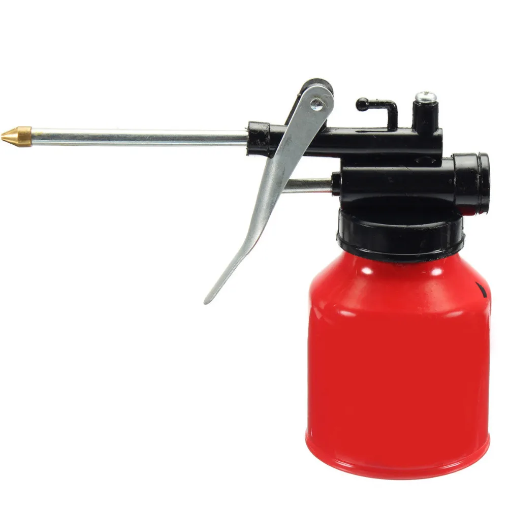 WENXING 250ml Paint Spray Gun Oil Pump Cans Oiler Hose Grease Machine For Lubricating Airbrush Tools Lubricator Repair Diy Kit