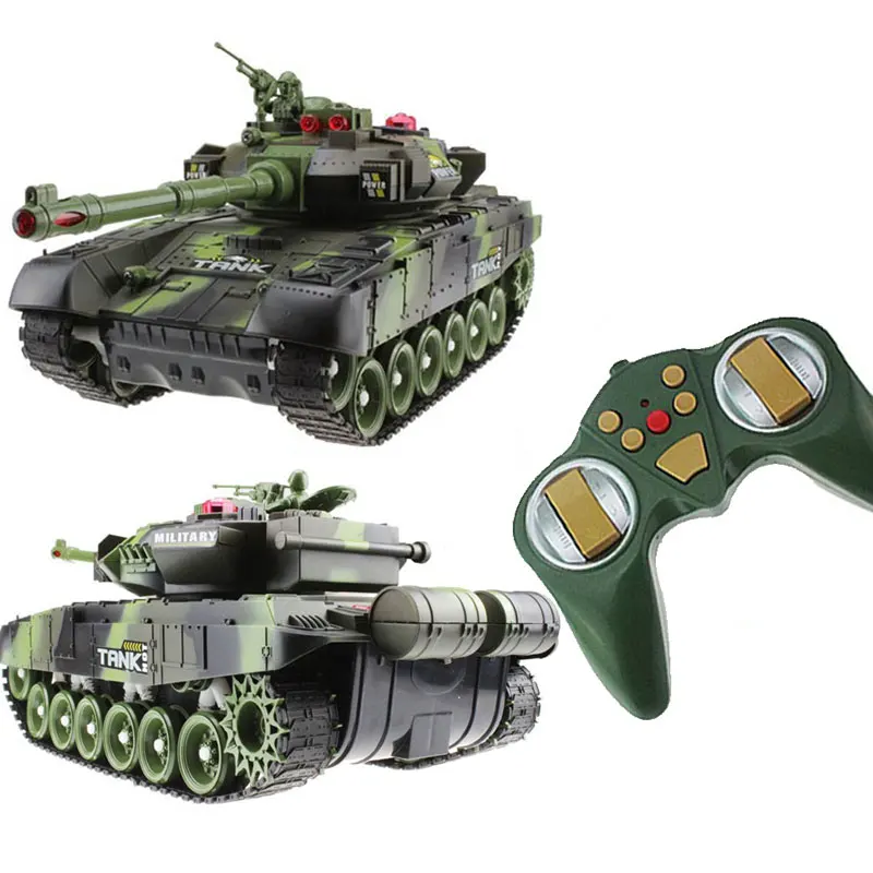 

RC Tank Battle CrawlerTank Car Model Remote Control Tank Decor Remote Control Tank RC Cool toys Gifts for boys Kids children