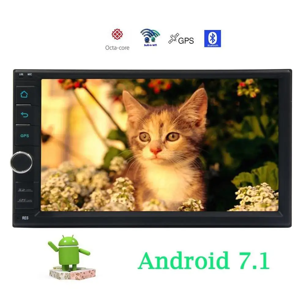Android Stereo 7.1 Headunit with support GPS Navigation Handsfree Bluetooth Wifi/4g/3g/Mirror Link OBD USB/SD Autoradio Free Map Android Stereo 7.1 Headunit with support GPS Navigation Handsfree Bluetooth Wifi/4g/3g/Mirror Link OBD USB/SD Autoradio Free Map