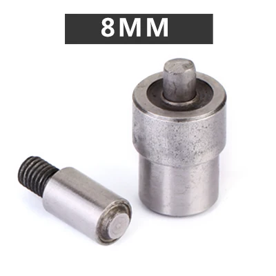 Eyelets buckle mold. Hand pressing button machine.Prong Snaps mold. Button installation tool. 3mm/4mm/5mm/6mm/8mm/10mm/12mm-40mm - Цвет: 8mm inner diameter