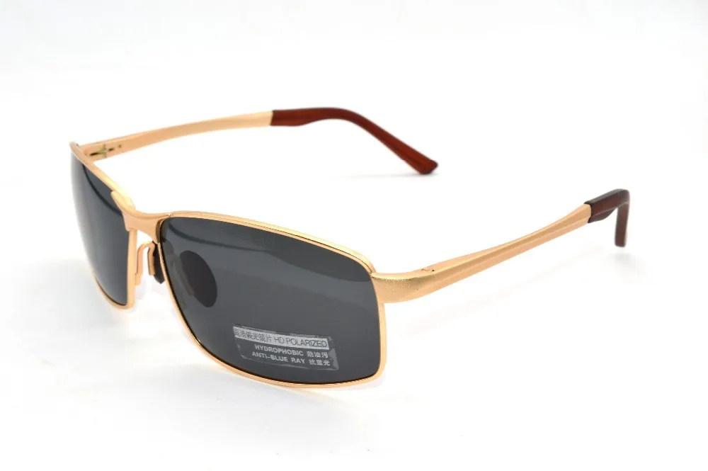 gold-Al-mg-alloy-shield-sun-glasses-men-cool-Custom-Made-Nearsighted-Minus-Prescription-polarized-sunglasses
