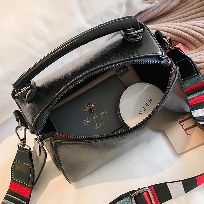 Женские сумки Bolsa Mujer модные на двойной молнии женские мессенджеры с разноцветным