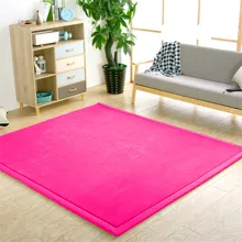 Мат «татами» гостиная спальня толстый коралловый флис ковер детский ползающий коврик Детская прикроватная одеяло детская комната ползающий коврик