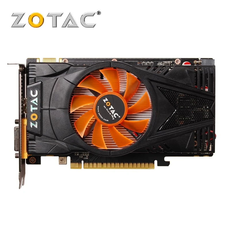 Видеокарта ZOTAC GTX 550 Ti 1 ГБ GPU GDDR5 видеокарта для nVIDIA карта GeForce GTX550 Ti 1GD5 GTX 550Ti видеокарта Dvi VGA