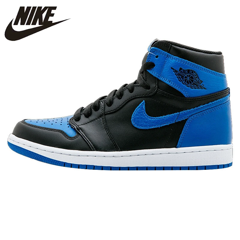 

Nike Air Jordan 1 OG ROYAL AJ1 Joe First Year Blue and Black Men's Basketball Shoes, Outdoor Comfort Shoes 2555088 007