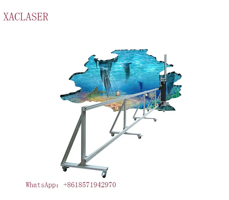  Vertical Wall Painter Outdoor Wall Printing Machine 3d HD TV Wall Printer can be customized
