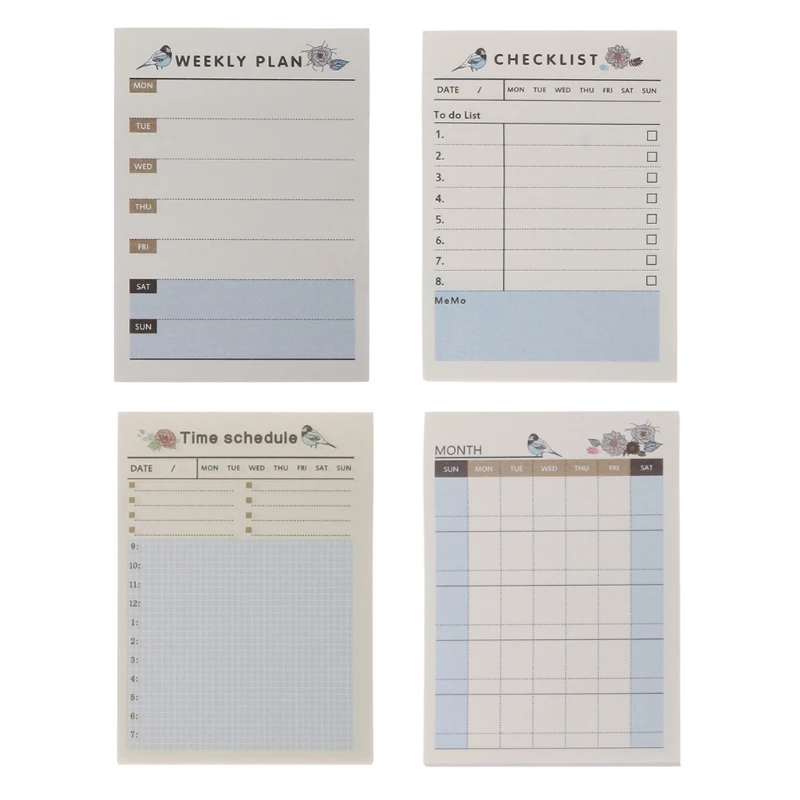 

1 Pc Cute Weekly Monthly Work Planner Notebook Diary Agenda For Kids School Supplies New Design Hot