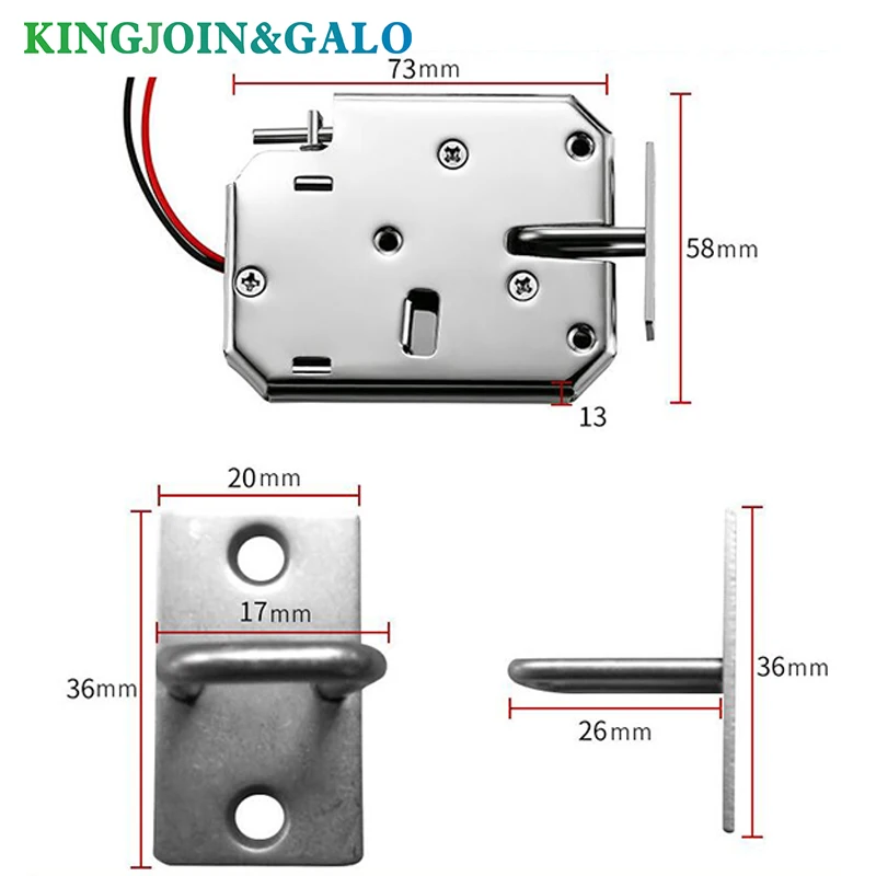 C12V 2A Electromagnetic Lock Electronic Lock For Sell-Machine Storage Shelf File Cabinet locker lock with bouncer