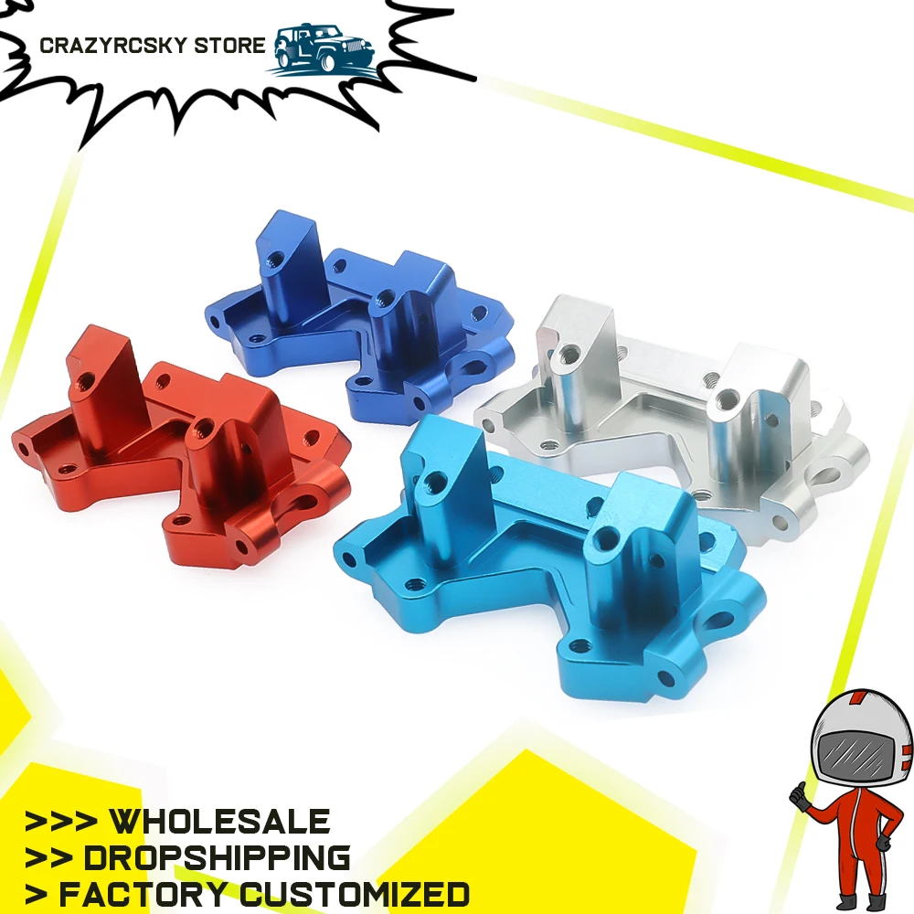 

RCAWD 1PC Alloy Front Suspension Arm Mount Bulkhead For Rc Hobby Model Car For 1/10 Traxxas Slash 2Wd Short Course Upgrade Parts