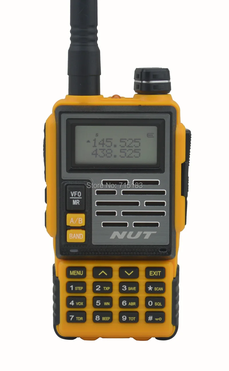 

2014 New NUT AT-828UV Walkie Talkie UHF400-480MHz & VHF136-174MHz Dual Band 6W 128CH Portable Two-way Radio