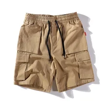 Tide Брендовые мужские летние дикие брюки комбинезоны шорты свободные пять брюки корейские Молодежные повседневные брюки