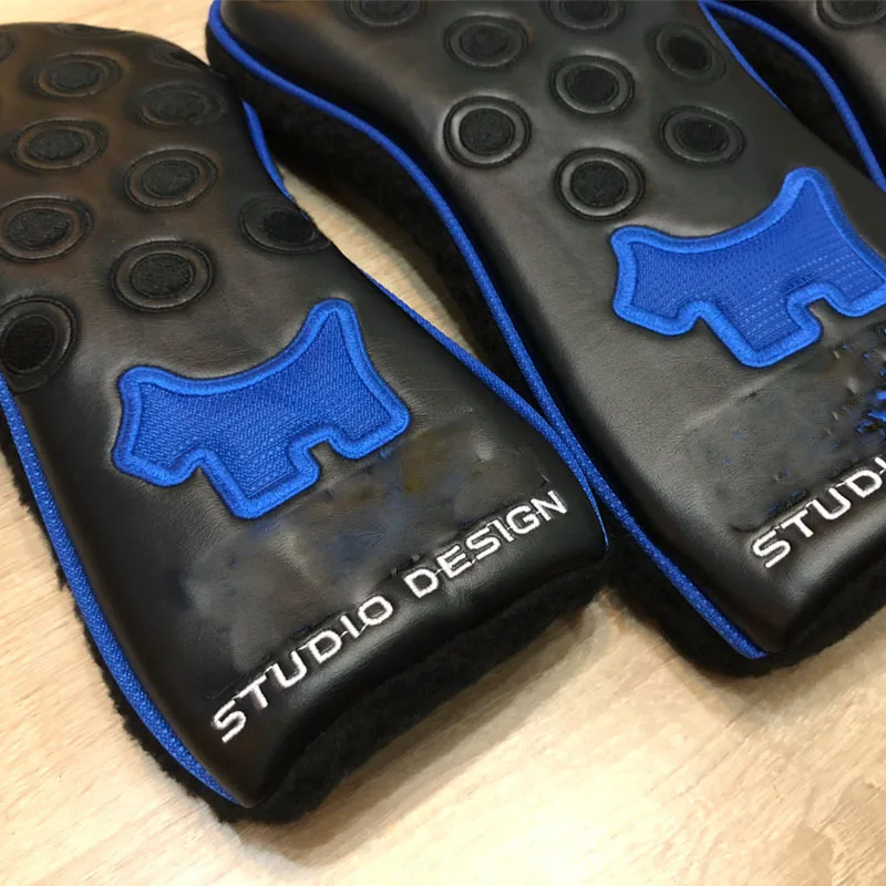 2018 Custom Design Golf Woods & Hybrid & Blade Putter Headcover High Quality  Pu Leather Golf Head Cover 3 PCS/SET free shipping