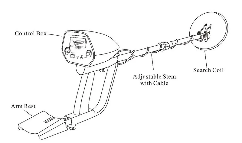 Металлоискатель md 4030 схема