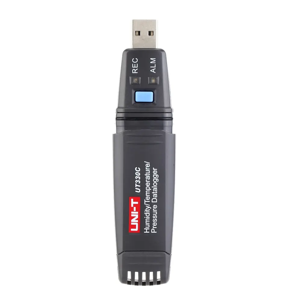 

Mini USB Temperature Humidity Atmospheric Pressure Data Recording Logger UT330C Meter High-precision Thermometer Hygrometer