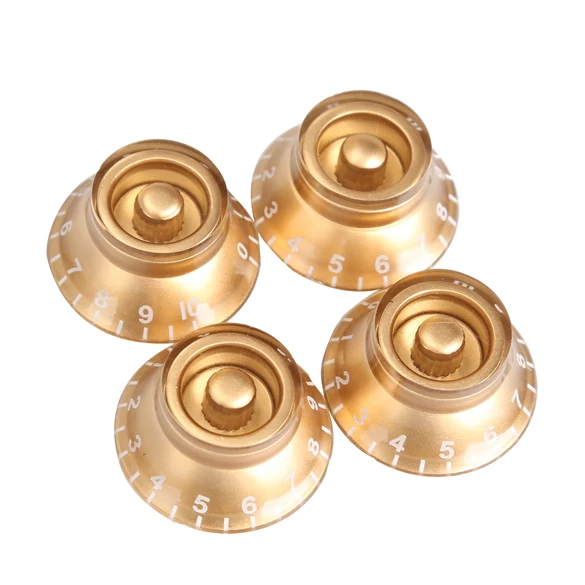 

Hot Sale 4 pcs/lot Golden Acrylic Speed Knobs Volume Tone Control for LP Electric Guitar Stringed Instrument Parts & Accessories